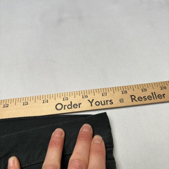 $195 Sid Mashburn Straight Leg Jeans Men's 32x30 Coal Black Denim - Picture 6 of 13